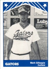 1983 Beaumont Golden Gators TCMA #15 Mark Gillaspie Omaha Nebraska Baseball Card
