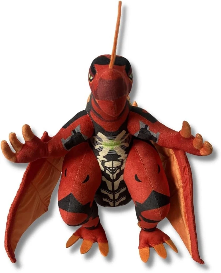 Bakugan Cuddle Pillow Battle Brawlers Fire Dragon 20 英寸大号毛绒全新带标签 — 第 1/2 张图片