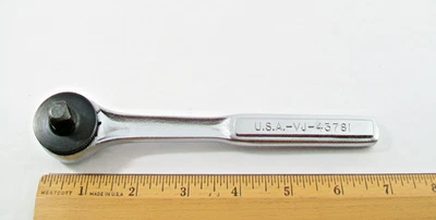 "TRINQUETE DE RUEDA DE PULGAR DE 3/8"" LIBERACIÓN RÁPIDA VJ CRAFTSMAN EE. UU. 43781 VJ de colección" Foto 1 de 4