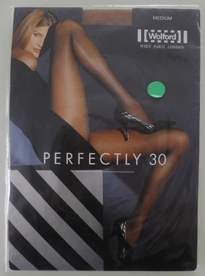 Nip: ¡Medias Wolford Perfectly 30 Den! Talla M! Color Caramelo (Bonito Marrón) Foto 1 de 2