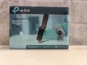 Adaptateur USB sans fil MU-MIMO à gain élevé TP-Link Archer T4U AC1300 pour PC / ordinateur portable - Photo 1/6