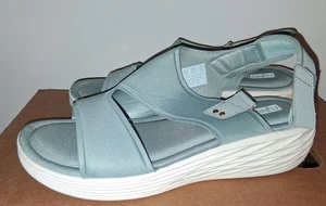 Sandalias Ryka Ortholite azules de espuma viscoelástica talla 8,5 M nuevas sin caja - Imagen 1 de 4