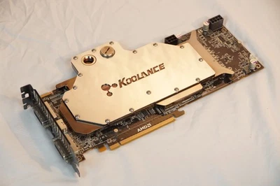 KOOLANCE Liquid Cooled Sapphire AMD Radeon HD 4870 2848mb PCI-E Video Card - Image 1 of 4
