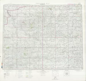 Mapa topográfico militar soviético ruso - MEYMANEH (Afganistán), edición 1982, ADG - Imagen 1 de 3