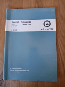 Original Teilekatalog W107 W108/109 W110/111 W113 W 114/115 W116/123 preisliste - Bild 1 von 1