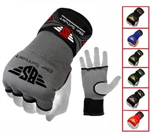 Be Smart Inner Hand Wraps Gloves Boxing Fist Padded Bandages MMA Gel Strap Mitts - Picture 1 of 19