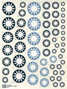 AFV Club (ALL Scale) TW-60008 Decals of ROC Chinese Nationalist Party Emblem - Picture 1 of 1