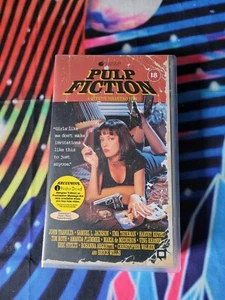 VHS Movie PULP FICTION John Travolta Uma Thurman Tim Roth Tarantino (F167) - Foto 1 di 2