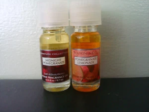Two Bath & Body MIDNIGHT POMEGRATE & POMEGRATE LEMONADE Fragance oil .33 fl. oz - Picture 1 of 2