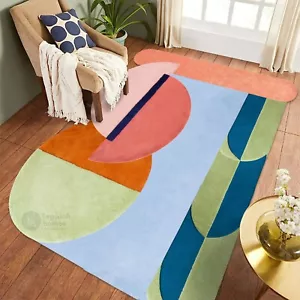 Teppich Homes 7x10, Geometric Patten, Wool Rugs, Bed, Living, Room, Rectangle - Picture 1 of 7