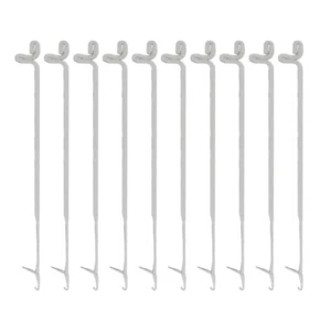 10Pcs Stainless Steel Threader Long Sweater Crochet Needle Knitting Pulling Tool - Picture 1 of 8