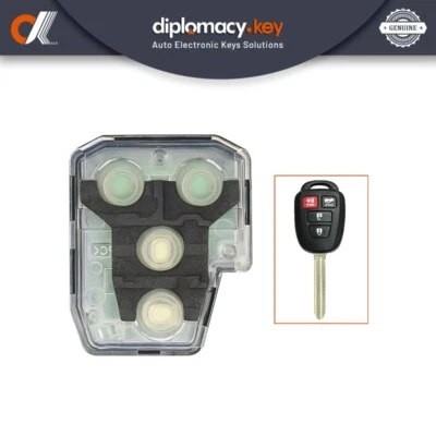 Genuine Used Toyota Camry 2014-2019 Remote Head Key 3+1 315MHz 89070-02A50 - Image 1 of 2