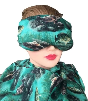 Máscara de ojos lavanda eucalipto, senos paranasales, paquete de hierbas, paquete frío caliente, pesca desaparecida Foto 1 de 4