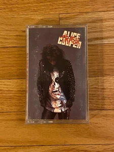 Alice Cooper Trash Cassette Tape Epic Records Vintage Heavy Metal Rock Horror - Picture 1 of 7