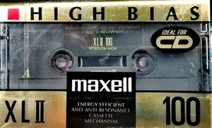 Maxell Xlii 100 Min Leere CrO2 Audiokassette Neu Ideal für CD Japan - Bild 1 von 2