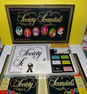 Vintage 1978 Milton Bradley Society Scandals Adult Board Game Complete - Picture 1 of 2