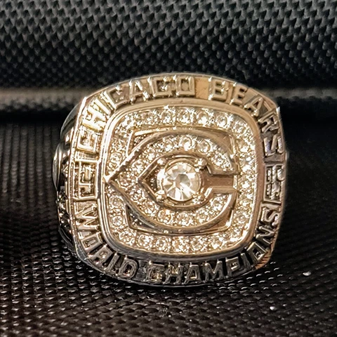 Chicago Bears 1985 Walter Payton Championship Ring Gold size 11 Cover