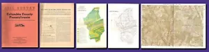 1967 Columbia County PENNSYLVANIA/Bodenuntersuchung/Geologie/40+Karten/Faltblätter/Kostenloser Versand - Bild 1 von 7