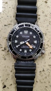 CITIZEN Promaster BN0156 05E Marine Series Diver E168 S100623 Solare USATO - Foto 1 di 8