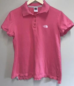 THE NORTH FACE KURZARMSHIRT POLO GOLF RADFAHREN TENNIS Pink GRÖSSE Large - Bild 1 von 10