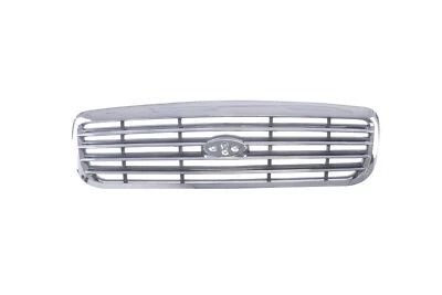 Grille Chrome Shell Surrond with Gray Insert For 1998-2011 Ford Crown Victoria Foto 1 de 4