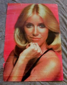 Cartel sexy de revista de primer plano de primer plano de Suzanne Somers Company de los tres años 70 G - Imagen 1 de 1