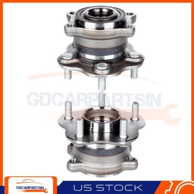 Juego (2) Conjunto de cojinete de cubo de rueda trasera AWD para Nissan Murano 2003-05 2006 2007 Foto 1 de 4