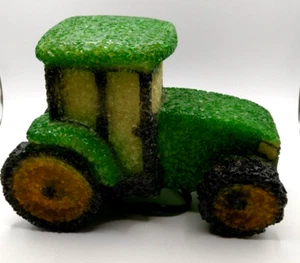 Vintage Green Tractor Night Light Lamp Popcorn Yellow an Green Works Glows - Picture 1 of 10