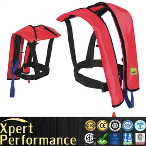 Gilet di salvataggio gonfiabile di alta qualità aiuto sopravvivenza gilet PFD manuale di base NUOVO - Foto 1 di 10