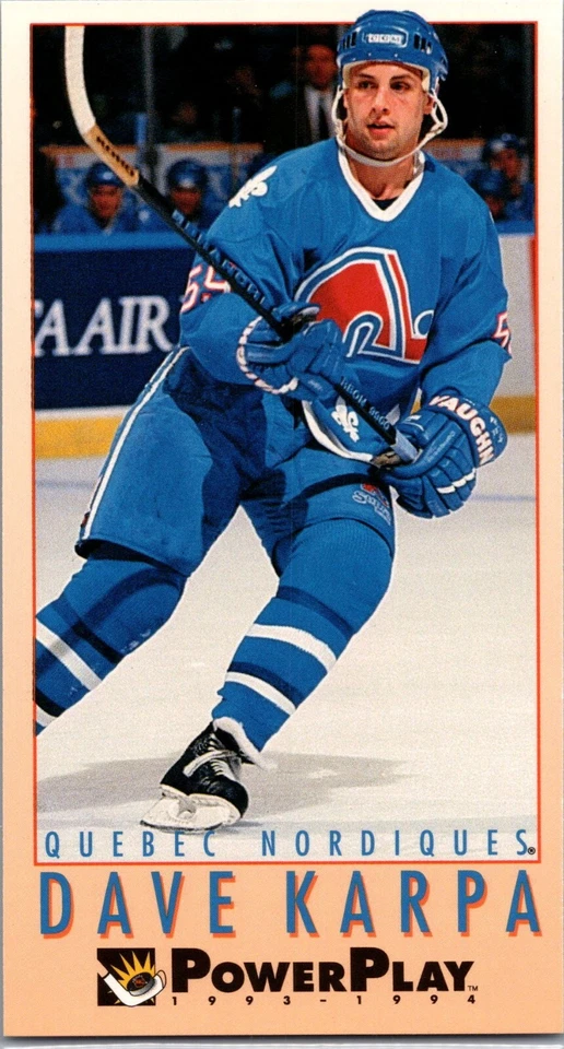 1993-94 Fleer Power Play Tall Boy - #421 Dave Karpa - Image 1 of 2