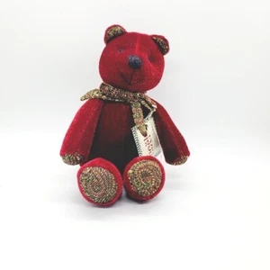 Crabtree Evelyn Noel Sammlerstück Teddybär Plüschtier Stofftier selten Rarität 8 Zoll - Bild 1 von 19