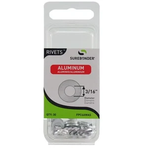 Surebonder 3/16" Dia Aluminum Rivet Washers - 30 count FPC6AWAS - Picture 1 of 1