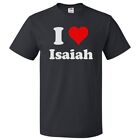 I Love Isaiah T shirt I Heart Isaiah Tee