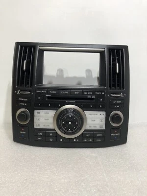 06 07 08 Infiniti FX35 FX45 RADIO NAVEGACIÓN Panel Climatizador BISEL NEGRO✔️ Foto 1 de 4