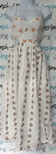 American Eagle Blanco Espalda Abierta Vestido de Sol Floral Talla XS X Pequeño Usado en Excelente Condición - Imagen 1 de 6