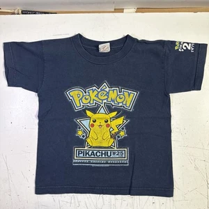 Vtg Kids Pokémon Pikachu Shirt 1999 Limited Edition #25 Youth Tee Size 5/6 - Picture 1 of 9