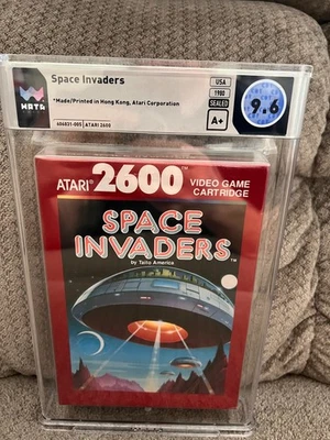 SPACE INVADERS Atari 2600WATA Graded 9.6 GEM Seal A+ Brand New Factory Sealed - Image 1 of 4