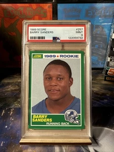 1989 Score - Barry Sanders #257 (RC) PSA 9 Mint - Bild 1 von 2