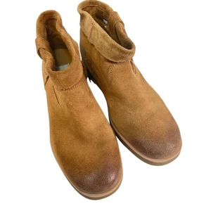 UGG Women's Suede Ankle Boots Chestnut Brown Zip Style 1130525 Size 7.5 - Picture 1 of 7