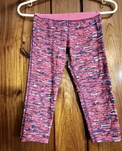 Leggings cortos Champion Girls M 7/8 rosa Pixel - Imagen 1 de 3