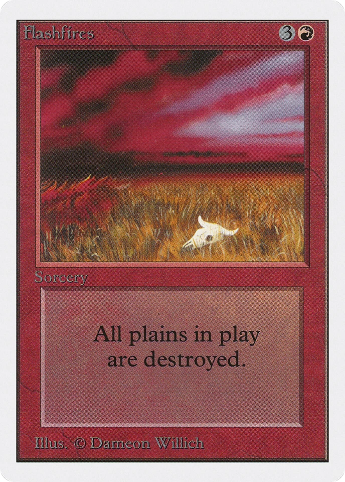 Flashfires (HP) Unlimited Edition 2ED Magic MTG - Image 1 of 1