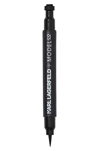 Karl Lagerfeld Black Liquid Liner Eyeliner Fine Thin Felt Tip water resistant - Picture 1 of 7