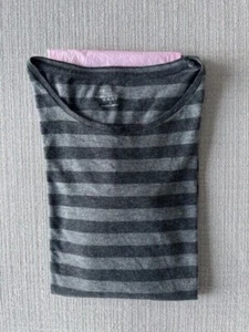 Majestic Filatures Paris Striped Top ~ 50% Cashmere/50% Cotton - Sz 1 ~ EUC $185 - Picture 1 of 5