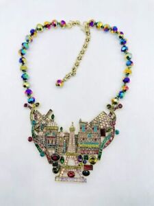 2023 Vintage Necklace Heidi Daus April In Paris Necklace Crystal & Beaded  