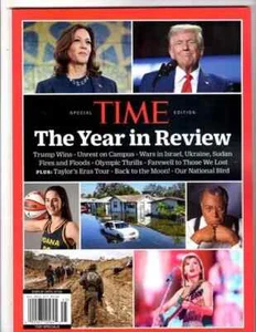 TIME YEAR IN REVIEW-TRUMP+HARRIS+TAYLOR SWIFT+WNBA CAITLIN CLARK+WILLIE MAYS - Picture 1 of 6