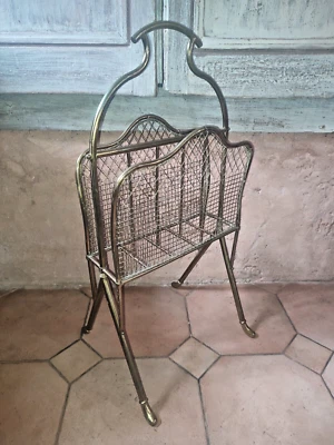 Porte revue laiton bronze estampillé SH & S C.1900 Victorian Samuel Heath & Sons - Photo 1/4