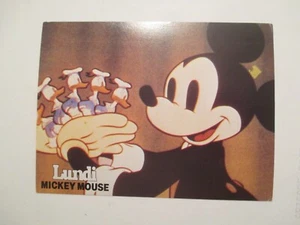 Mickey Mouse Postcard Lundi Continental Sized - Picture 1 of 2