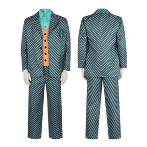Böse Cosplay Hexen Kostüm Elphaba Boq Pfannee Herren Schuluniform - Bild 1 von 9