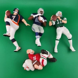 Hallmark Ornaments Football Legions E Smith Namath Elway Santa Lot of 4 - Picture 1 of 8