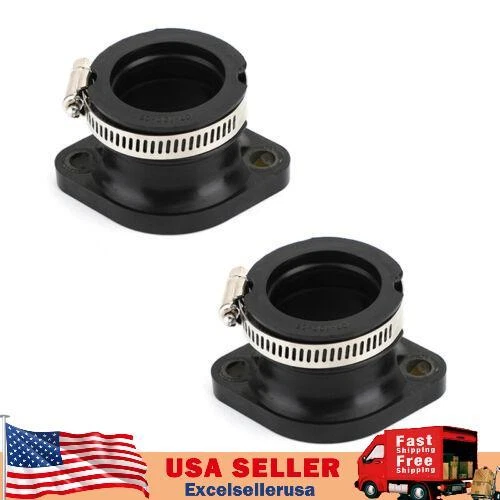 2x Carburetor Carb Flange Socket for Polaris Indy 500 Classic Touring 1996-2000 Foto 1 de 4